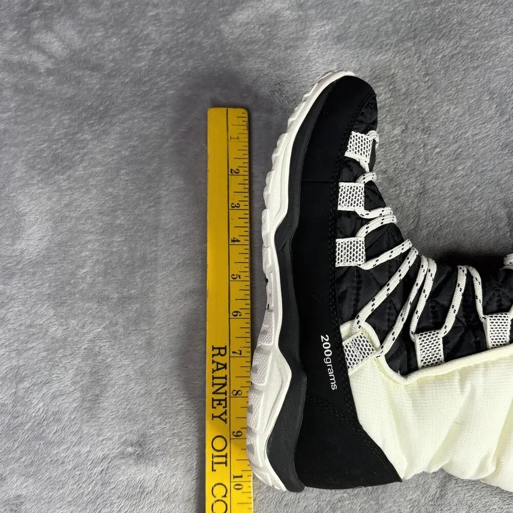 Columbia Boots Womens Size 6 Black Waterproof Insulated Snow Techlite BL1746-010